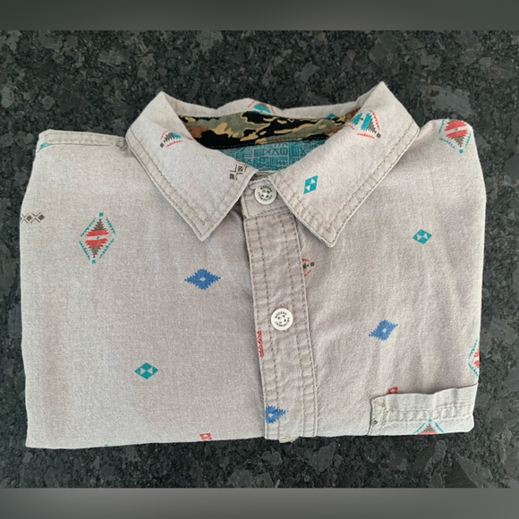 Modern Amusement Button Down sz S - Picture 2 of 12